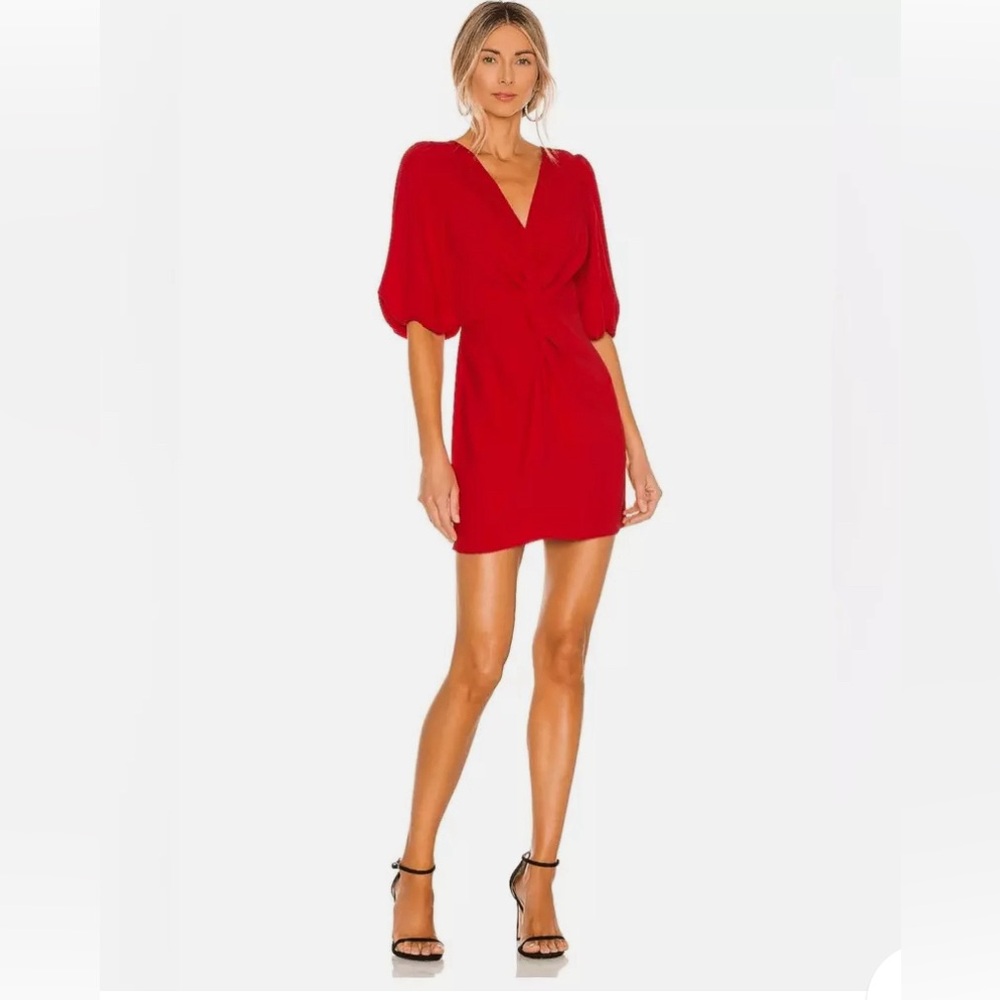 Red Mini Dress. Worn only once. Like new condition